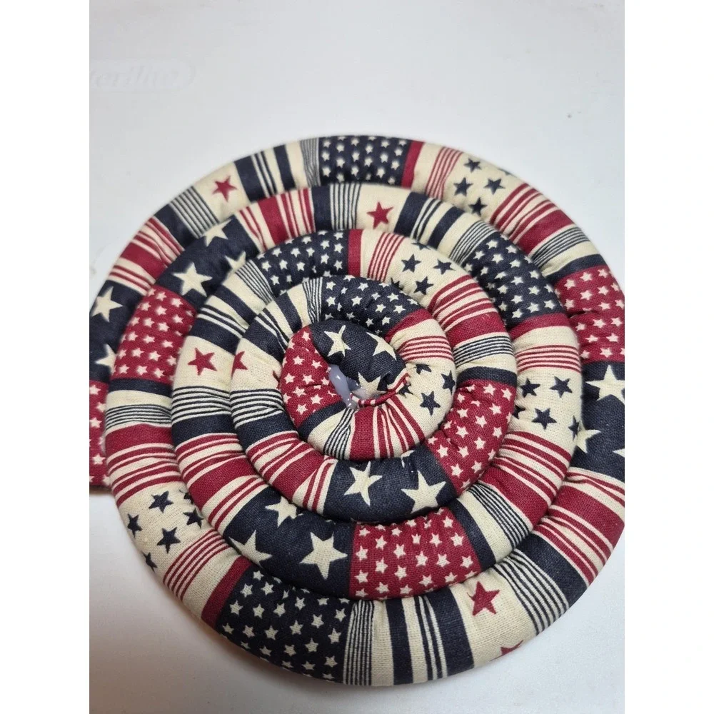 Scented Handmade Spice Smell Trivet Hot Plate Counter Protector Coil Fabric